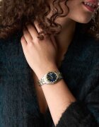 Fossil Часовник от неръждаема стомана с двуцветен дизайн Сребрист/Златист