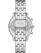 Fossil Часовник от неръждаема стомана с хронограф Сребрист