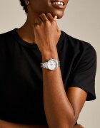 Fossil Часовник от неръждаема стомана с хронограф Сребрист