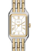 Fossil Часовник Raquel Mini от неръждаема стомана в два цвята Сребрист/Златист