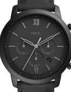 Fossil Часовник с кожена каишка и хронометър