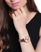 Fossil Часовник с циркони Розово-златист