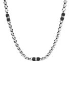Fossil Колие с мраморни детайли