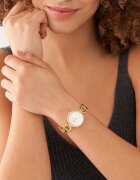 Fossil Кварцов часовник с верижка от неръждаема стомана