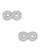 Fossil Обеци на винт със символа на безкрайността