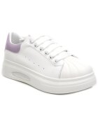 FRANCO GERARDO Дамски маратонки T2653 WHITE/LAVENDER