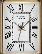Frederic Graff Правоъгълен двуцветен часовник Сребрист/Златист