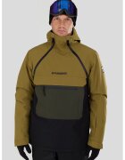Fundango Водоустойчиво ски яке Hydra ECO Anorak - Черен/Маслинено зелено