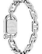 Furla Часовник с кожена каишка и релефен циферблат