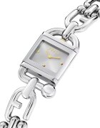Furla Часовник с кожена каишка и релефен циферблат