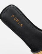 Furla Чехли Brezza от кожа и еко кожа Черен/Светло бежово