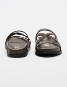 Furla Чехли Solea от кожа и велур Земен