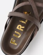 Furla Чехли Solea от кожа и велур Земен