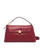 Furla Дамска чанта Ciliegia D Sfera Soft Mini естествена кожа червена малки размери
