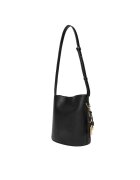 Furla Дамска чанта Roxie S - естествена кожа - черна