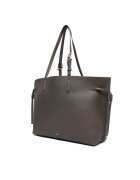 Furla Дамска чанта Urban Gray+Ciliegia - естествена кожа - модел Ava L - размери 30x45см