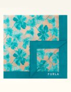 Furla Флорален шал Lea Зелен