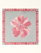 Furla Копринен флорален шал Lea Мръснобял/Розово