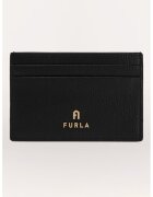 Furla Кожен калъф за карти Camelia с шагрен