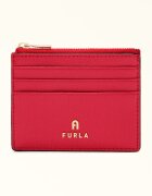 Furla Кожен калъф за карти Camelia Ягодово червено