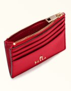 Furla Кожен калъф за карти Camelia Ягодово червено