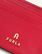 Furla Кожен калъф за карти Camelia Ягодово червено