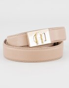 Furla Кожен колан с лого на токата