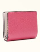 Furla Кожен портфейл Camelia с метално лого Фуксия
