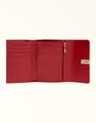 Furla Кожен портфейл с Iride двойно прегъване и шарка Фуксия/Пастелнорозов