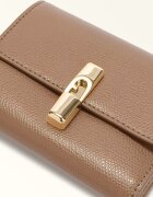 Furla Кожен портфейл с Iride двойно прегъване Прашно розово