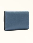 Furla Кожен портфейл с Iride двойно прегъване Прашно синьо