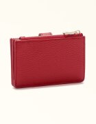 Furla Кожен портфейл с лого Червен