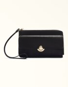 Furla Кожен портфейл с отделяща се каишка за китката Черен