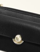 Furla Кожен портфейл с отделяща се каишка за китката Черен