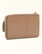 Furla Кожен портфейл с отделяща се каишка за китката Светлокафяв