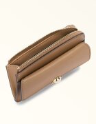 Furla Кожен портфейл с отделяща се каишка за китката Светлокафяв
