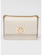 Furla Кожена чанта 1927 с презрамка-верижка - Мръснобял