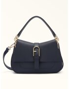 Furla Кожена чанта Flow с отделяща се презрамка