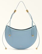 Furla Кожена чанта Half-Moon Лавандула