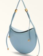Furla Кожена чанта Half-Moon Лавандула