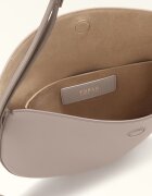 Furla Кожена чанта Half-Moon Прашен люляк