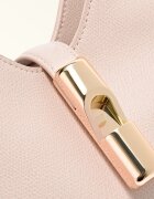 Furla Кожена чанта Iride с допълнителна презрамка Бледо розово