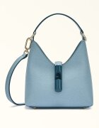 Furla Кожена чанта Iride с допълнителна презрамка Лавандула