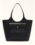 Furla Кожена чанта Lea с отделящ се несесер