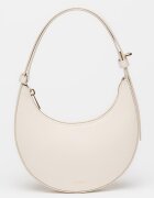 Furla Кожена чанта-полумесец за рамо Delizia Крем