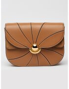 Furla Кожена чанта Sfera S - Канелено кафяво