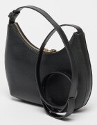 Furla Кожена чанта за рамо Goccia Черен