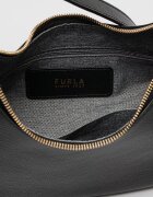 Furla Кожена чанта за рамо Goccia Черен