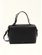 Furla Кожена ръчна чанта Boston с допълнителна презрамка