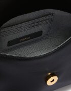 Furla Кожена ръчна чанта Sfera Soft с допълнителна презрамка Черен